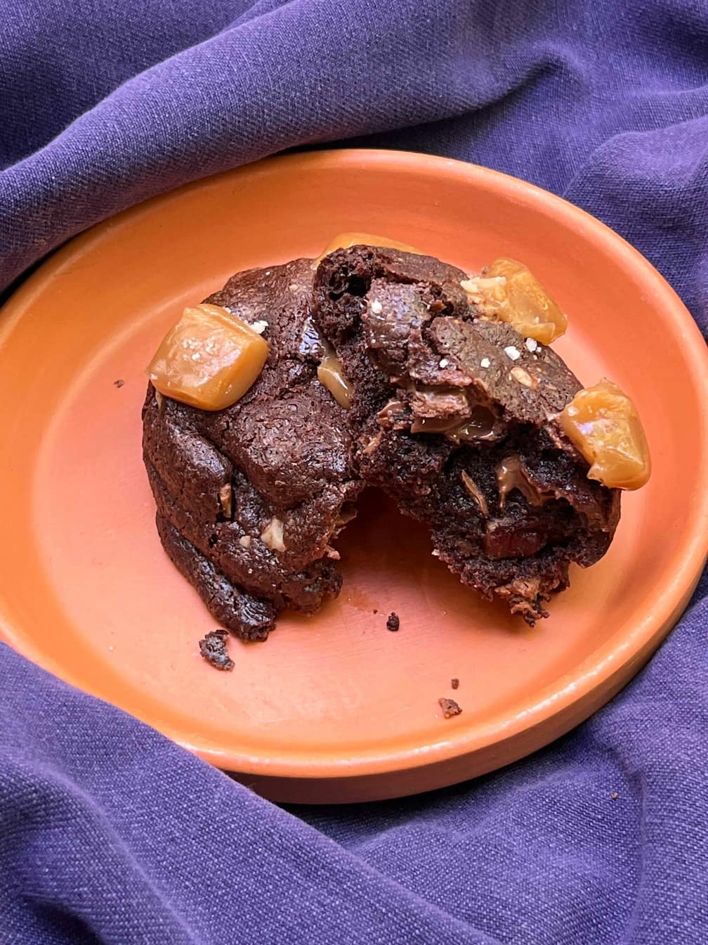 Cookie Choco Noir Et Cacao Caramel Fleur De Sel 1 2